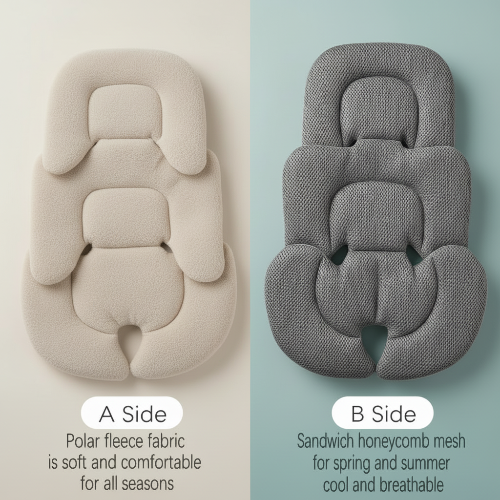 Universal Stroller Cushion – Comfortable & Protective Baby Seat Liner